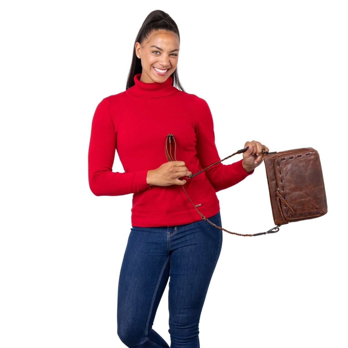 Concealed Carry Zoe Leather Crossbody by Lady Conceal