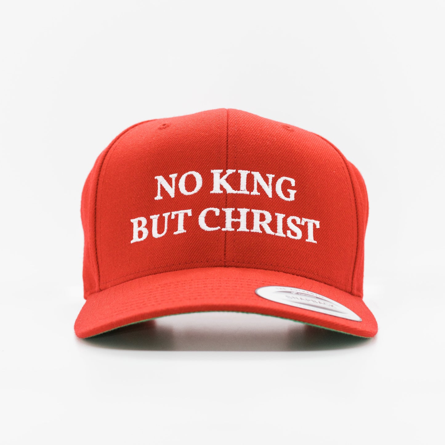 AnarchoChristian - No King But Christ Snapback Hat