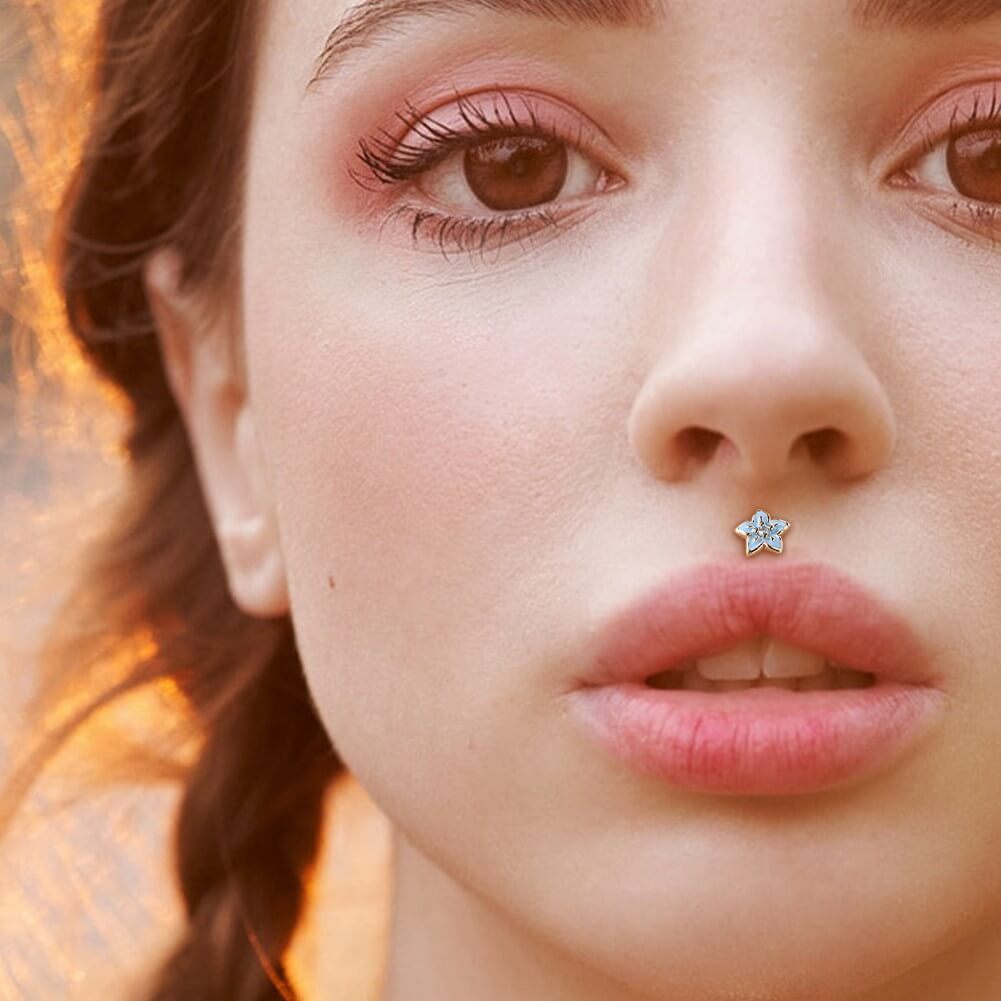 3PCS Bee Flower Honey Helix Stud