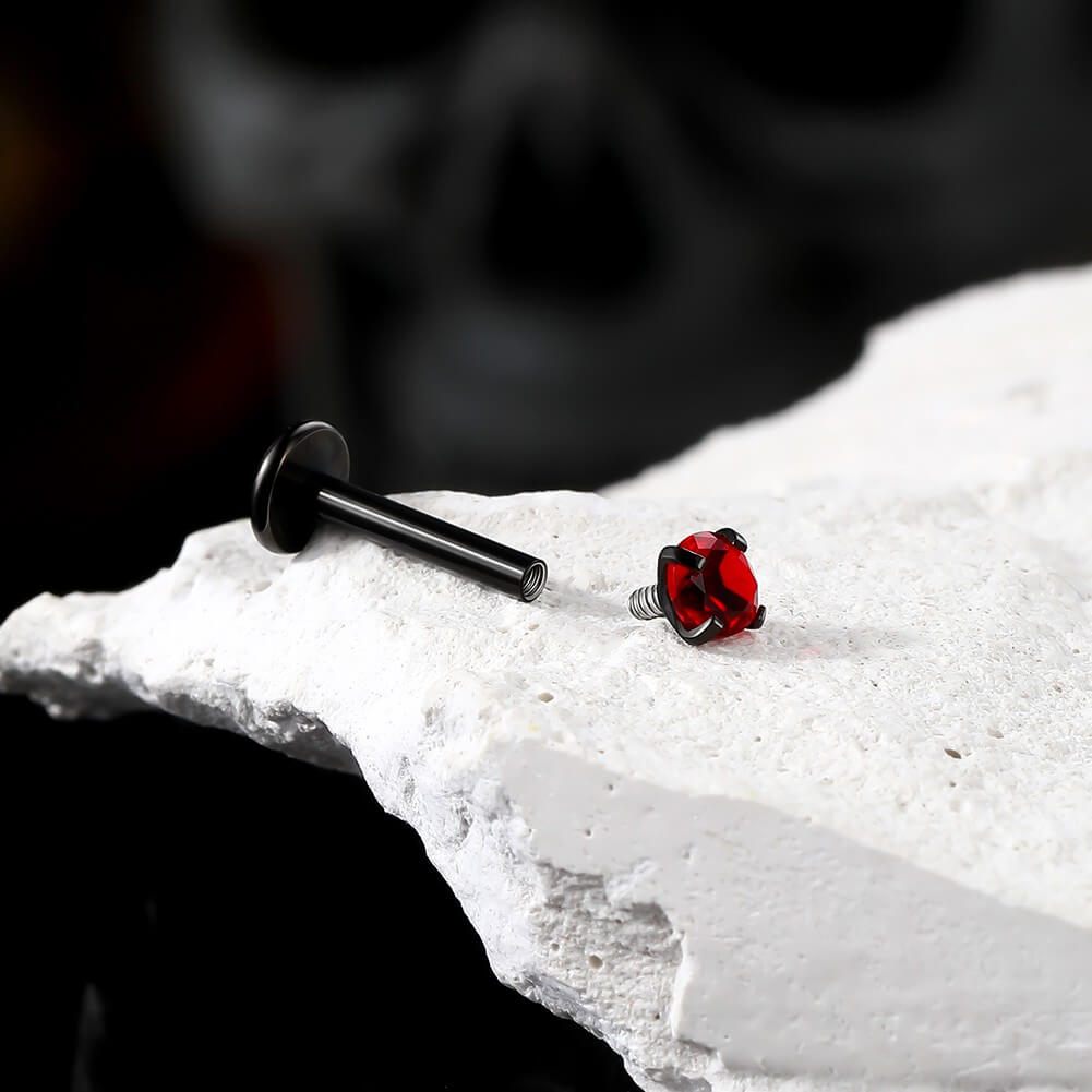 3PCS Spider Internally Threaded Helix Studs