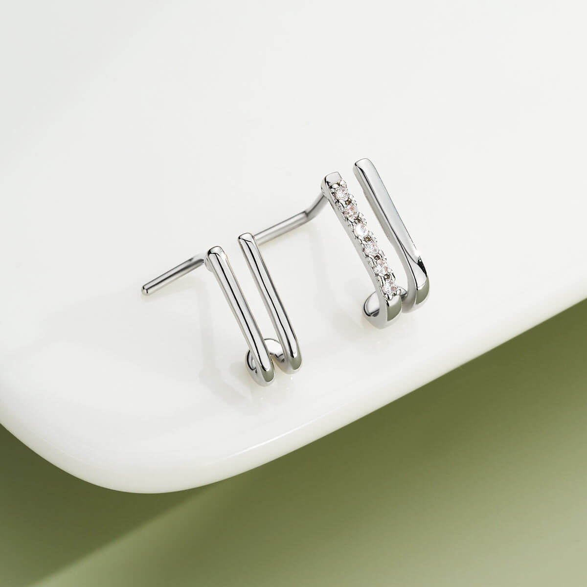 2PCS Musical Notes Nose Stud Pack
