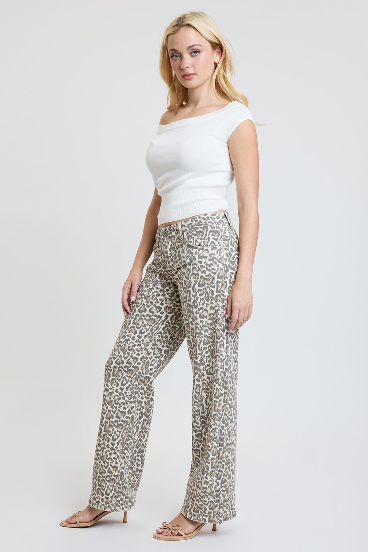 Women's Britney Low Rise Wide Leg Jeans