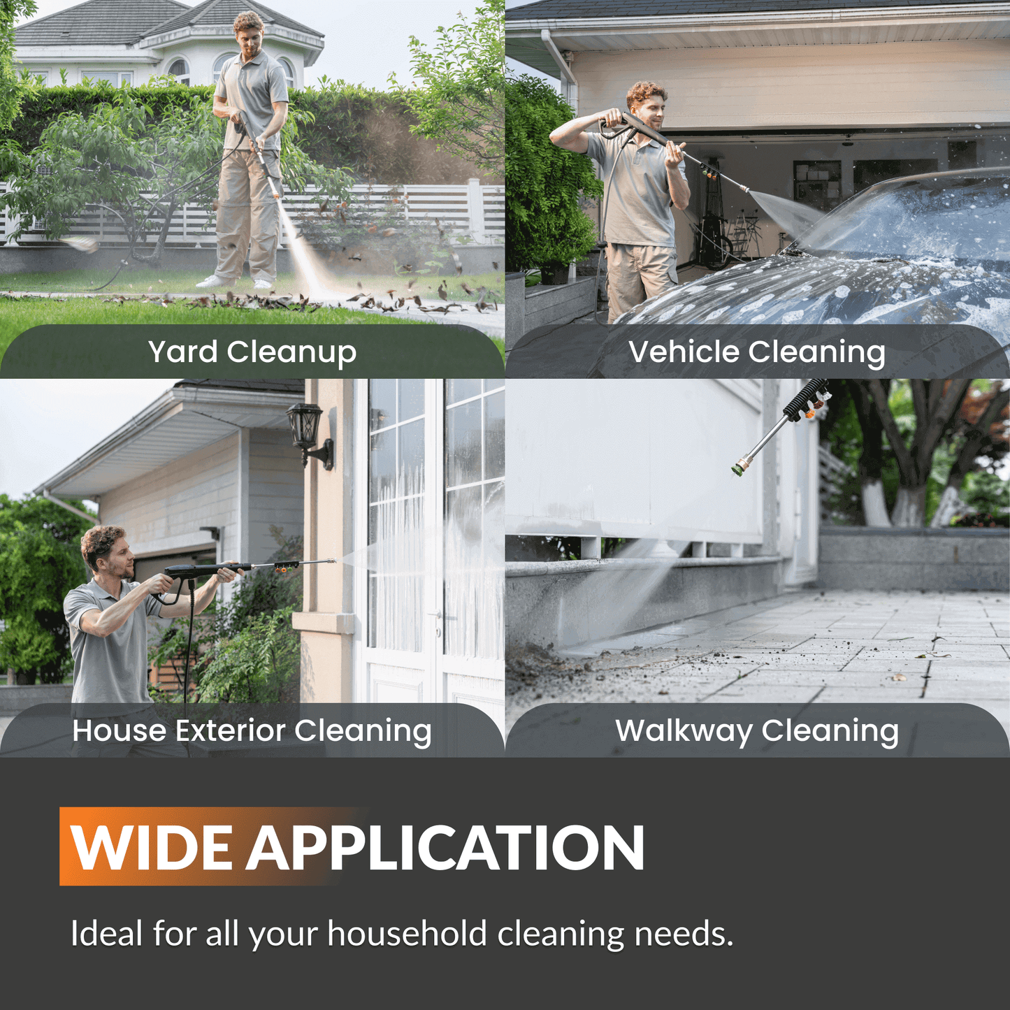 Grandfalls Retractable Pressure Washer Essential