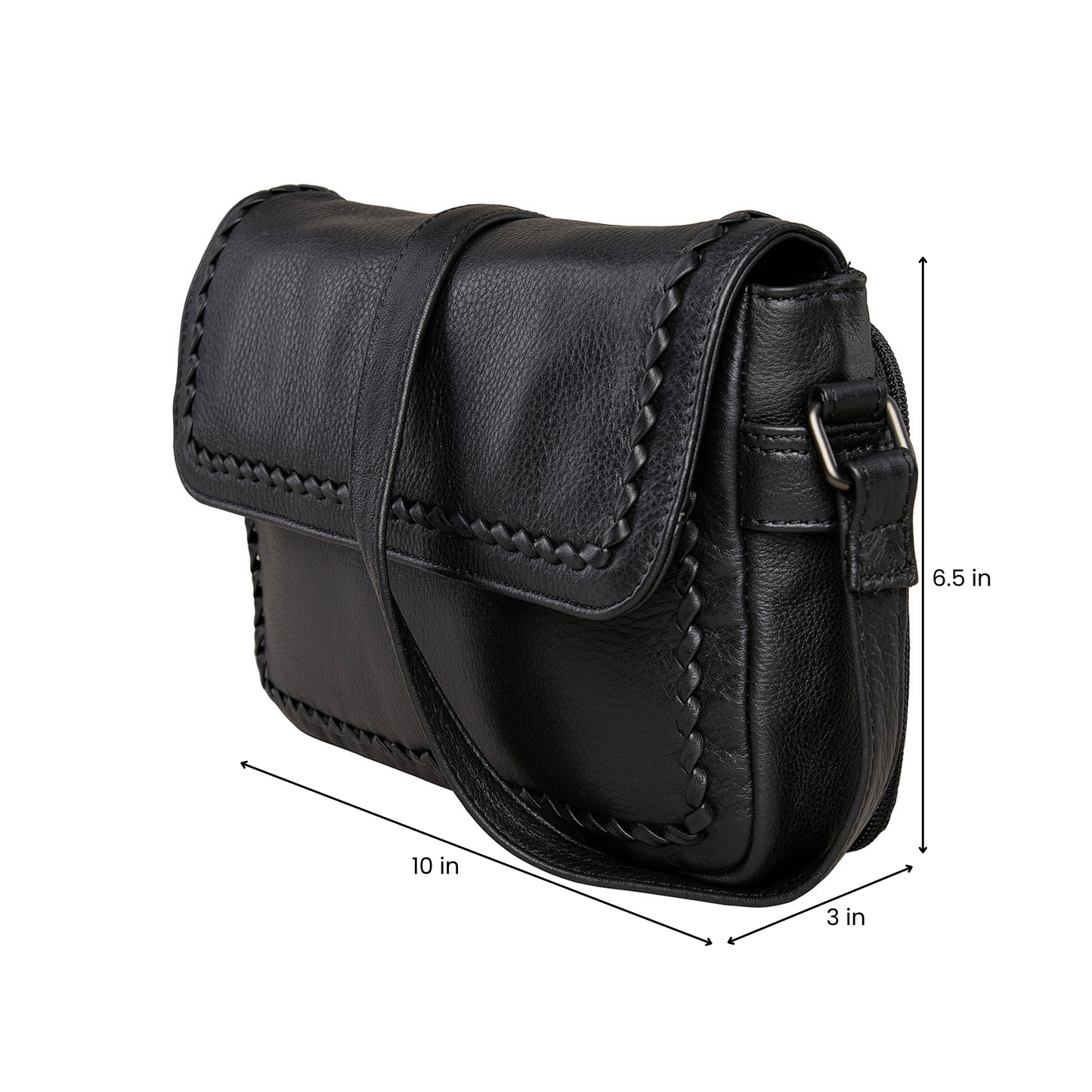 Concealed Carry Parker Leather Crossbody by Lady Conceal