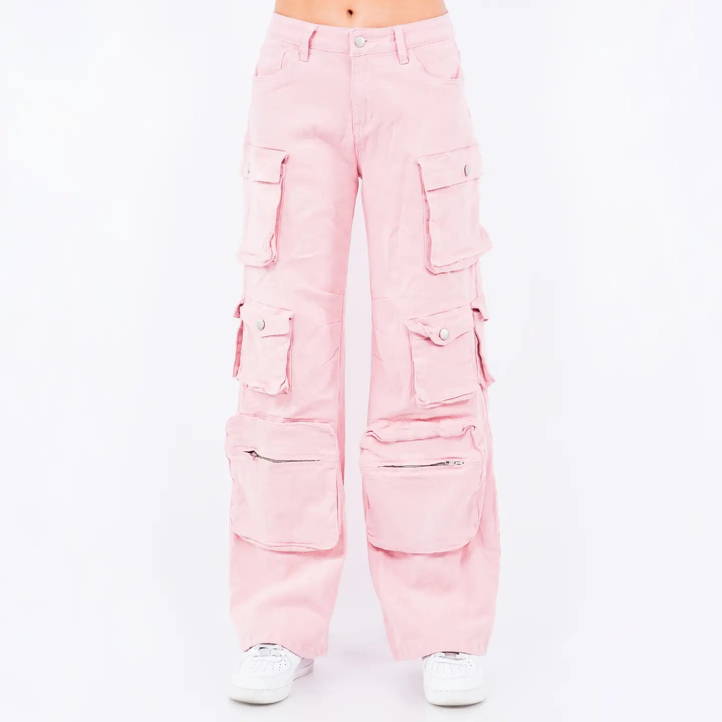 **PRE-ORDER** American Bazi High Waist Wide Leg Pocket