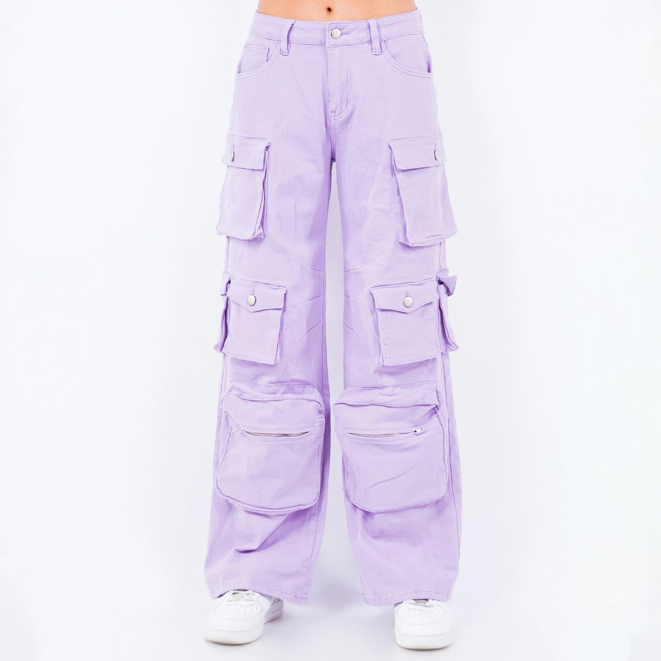 **PRE-ORDER** American Bazi High Waist Wide Leg Pocket