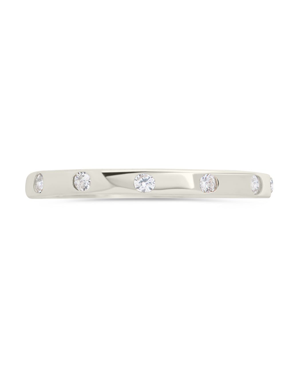 Sterling Silver Mindy CZ Studded Ring