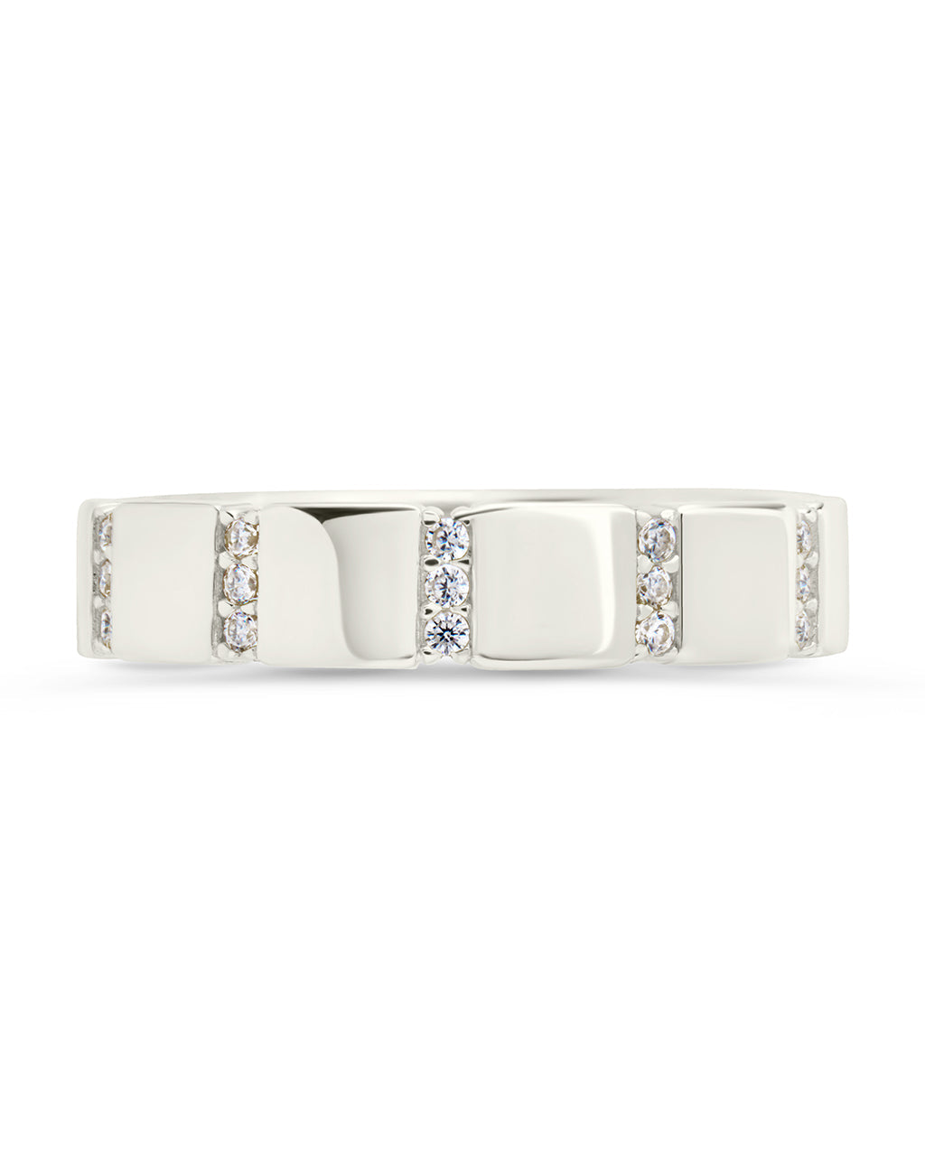 Sterling Silver Bradley CZ Ring
