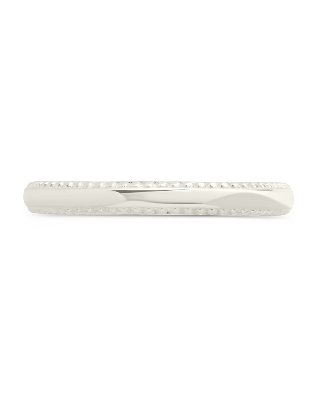 Sterling Silver Kayden Thin Textured Ring