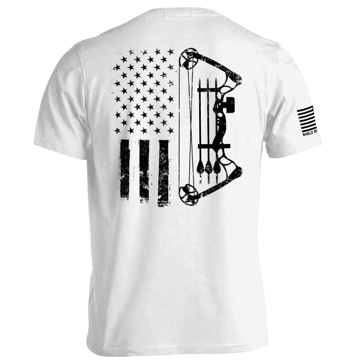 Compound Bow USA Flag