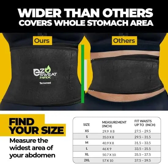 TECNOMED Waist Trimmer EZ Sweat MAX