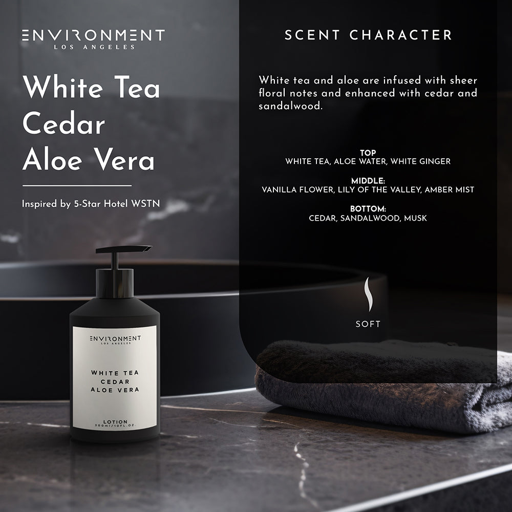 White Tea | Cedar | Aloe Vera Lotion (Inspired by Westin Hotel®)