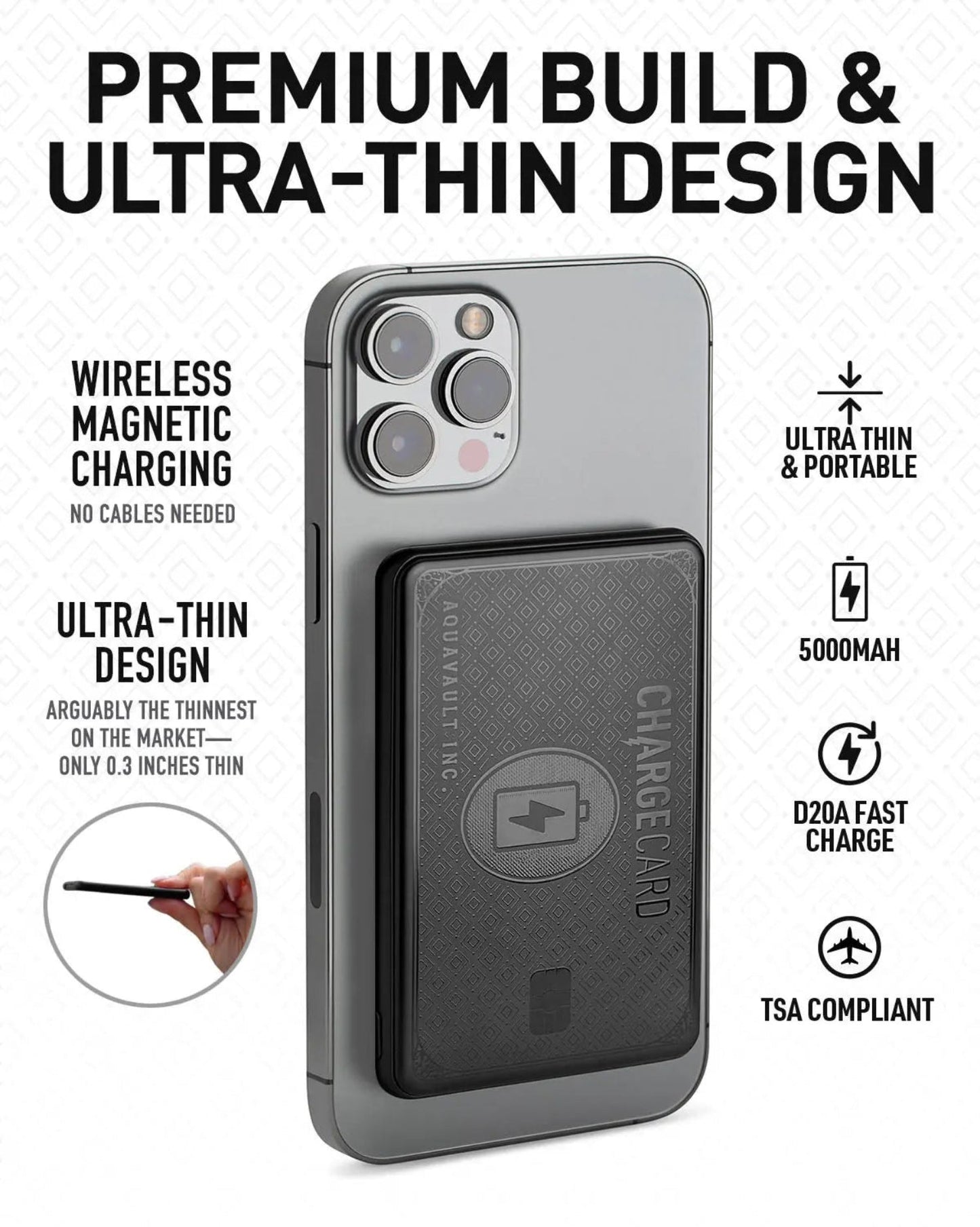 Wireless Magnetic Portable Charger