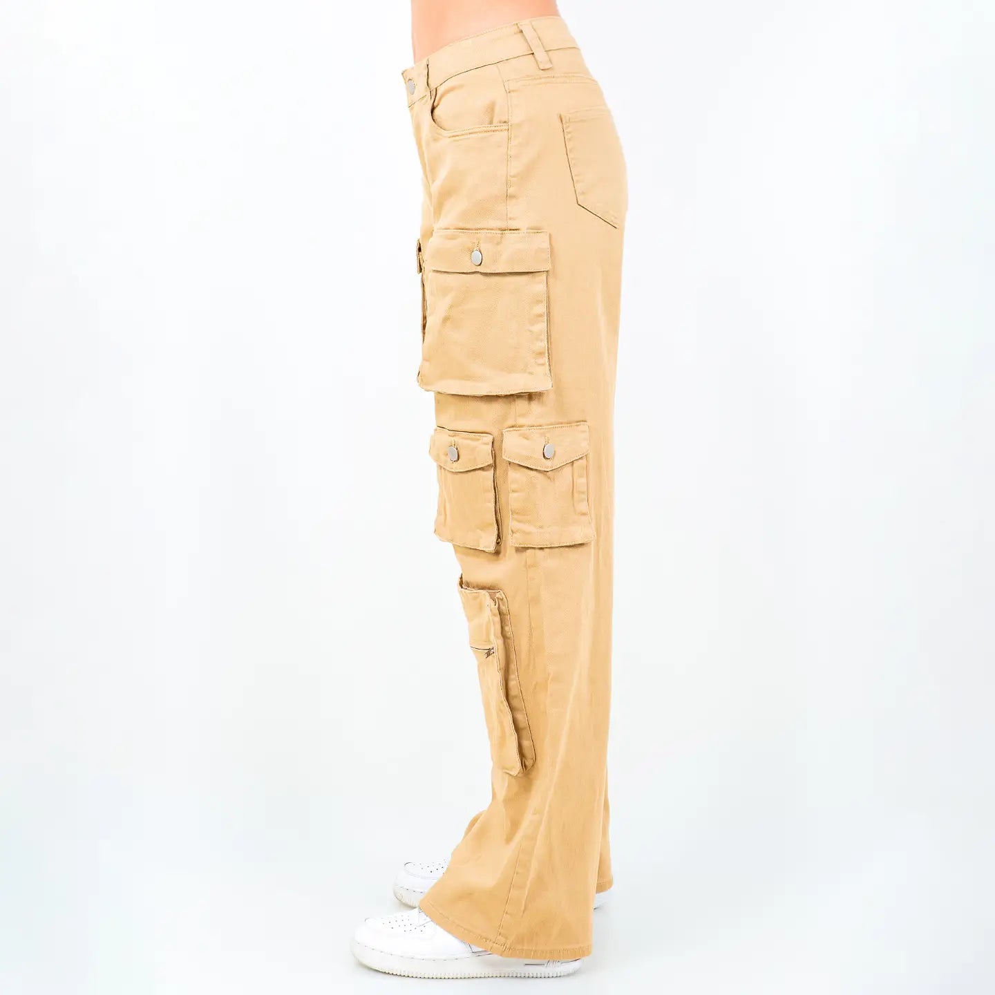 **PRE-ORDER** American Bazi High Waist Wide Leg Pocket
