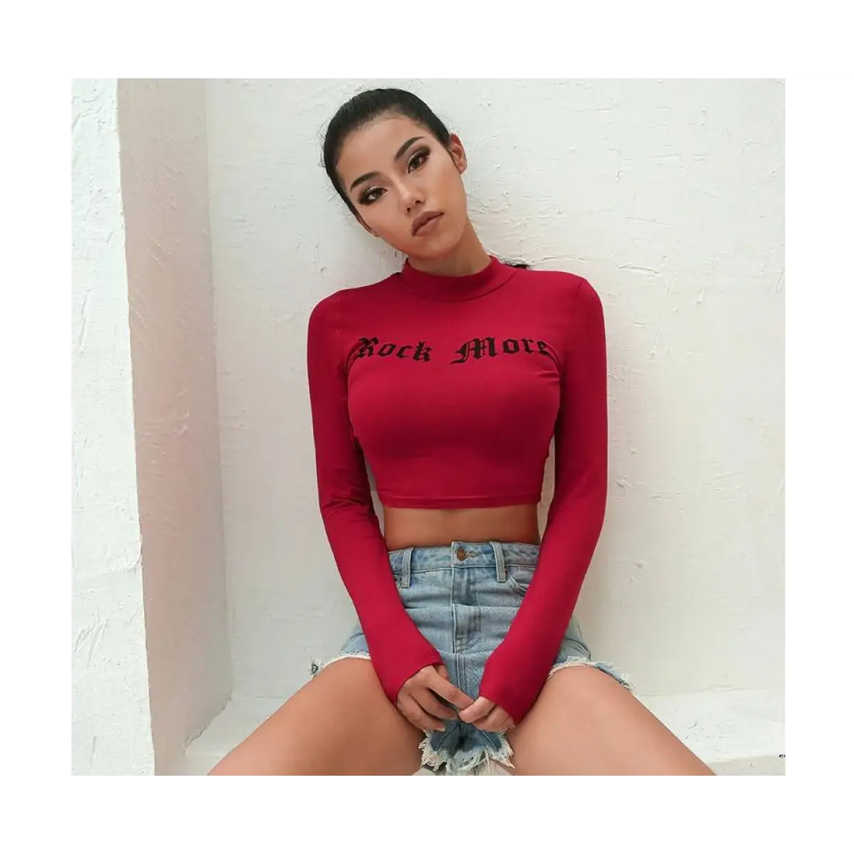 Rock More Crop Top