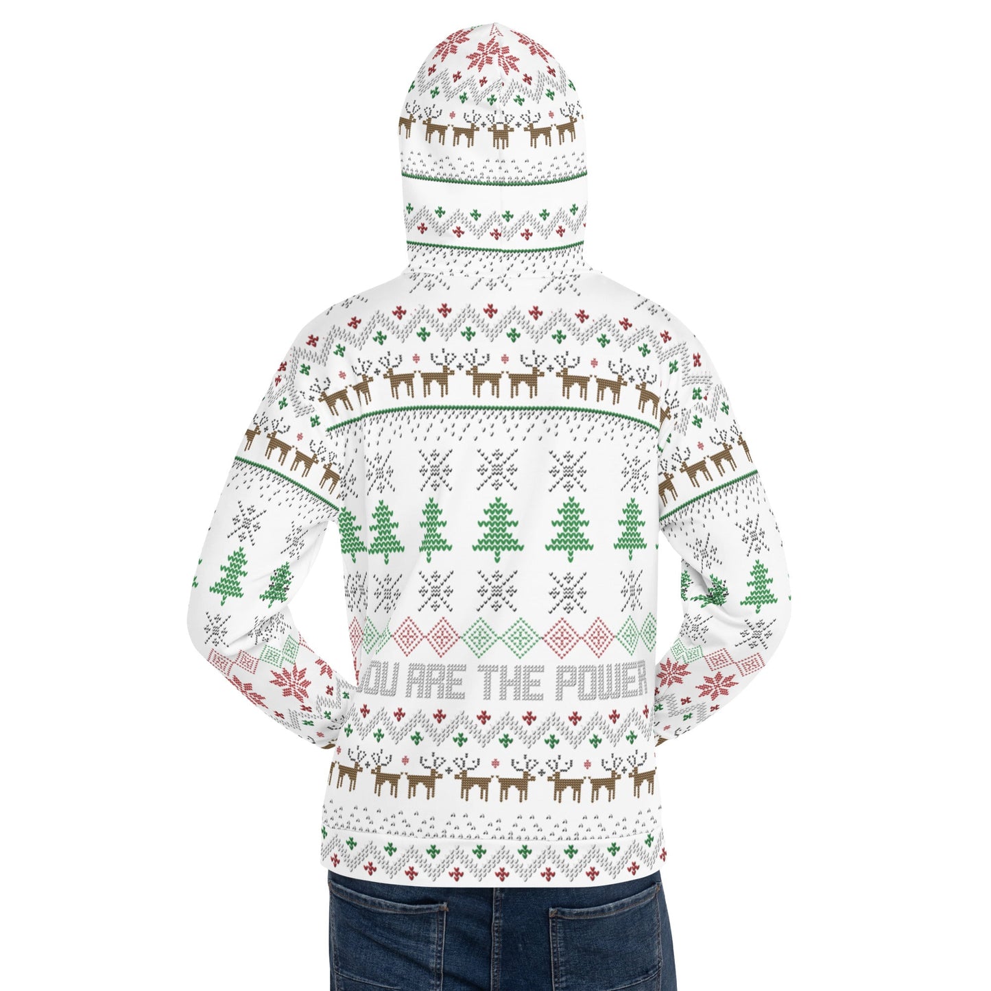 Vote NO on Everything Ugly Christmas Sweater Unisex Hoodie