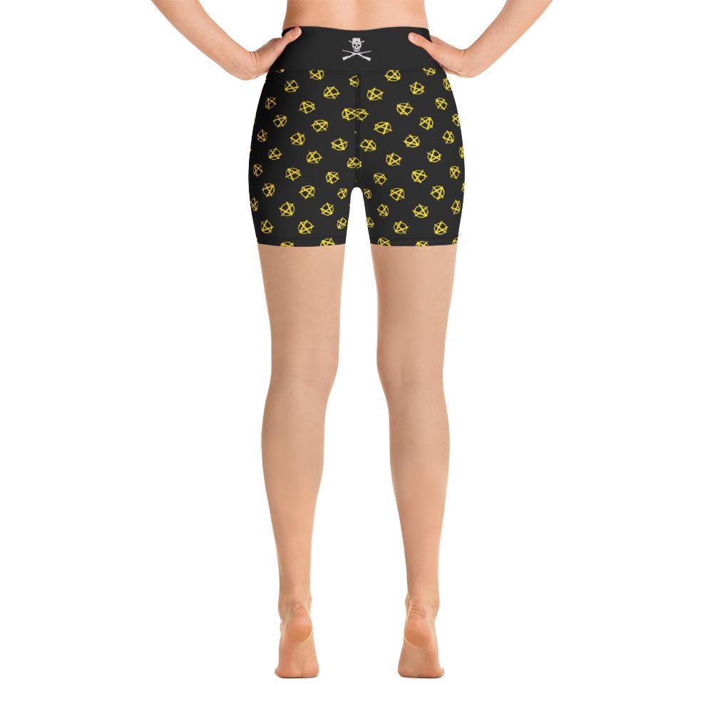 Ancap Anarchy Yoga Shorts