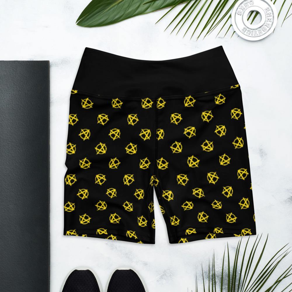 Ancap Anarchy Yoga Shorts