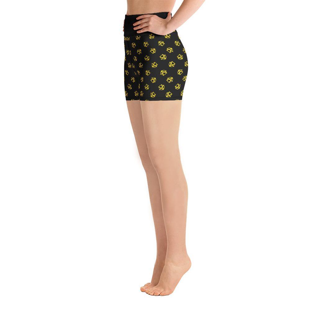 Ancap Anarchy Yoga Shorts