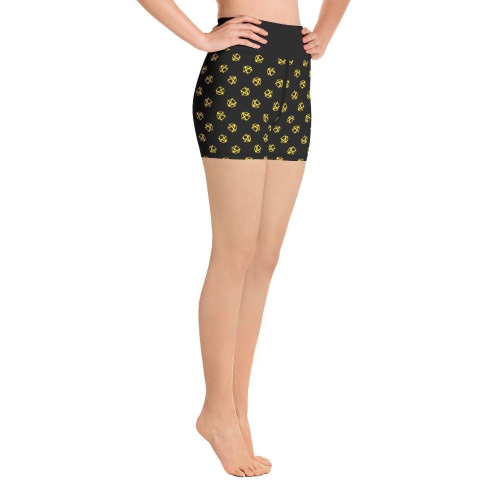 Ancap Anarchy Yoga Shorts