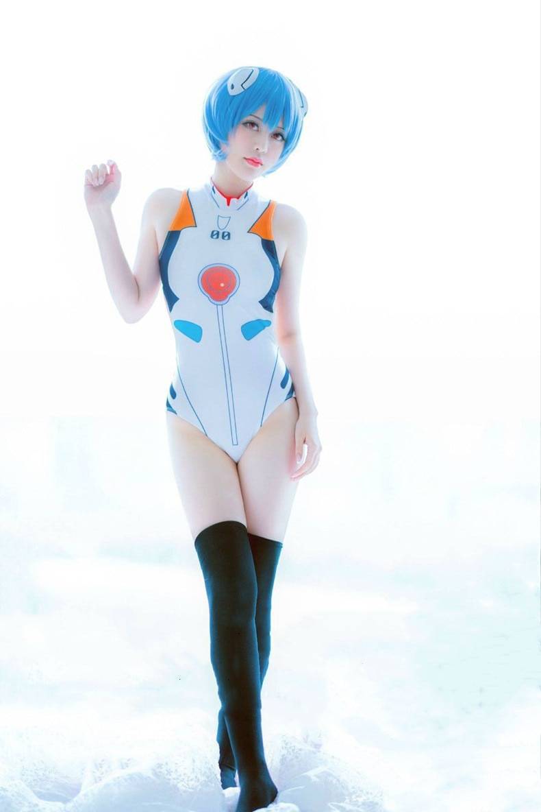D.VA, Mercy, Asuka Cosplay Swimsuit