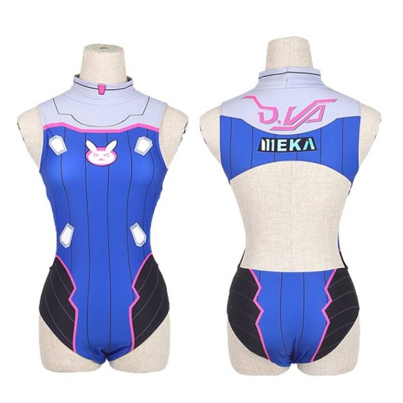 D.VA, Mercy, Asuka Cosplay Swimsuit