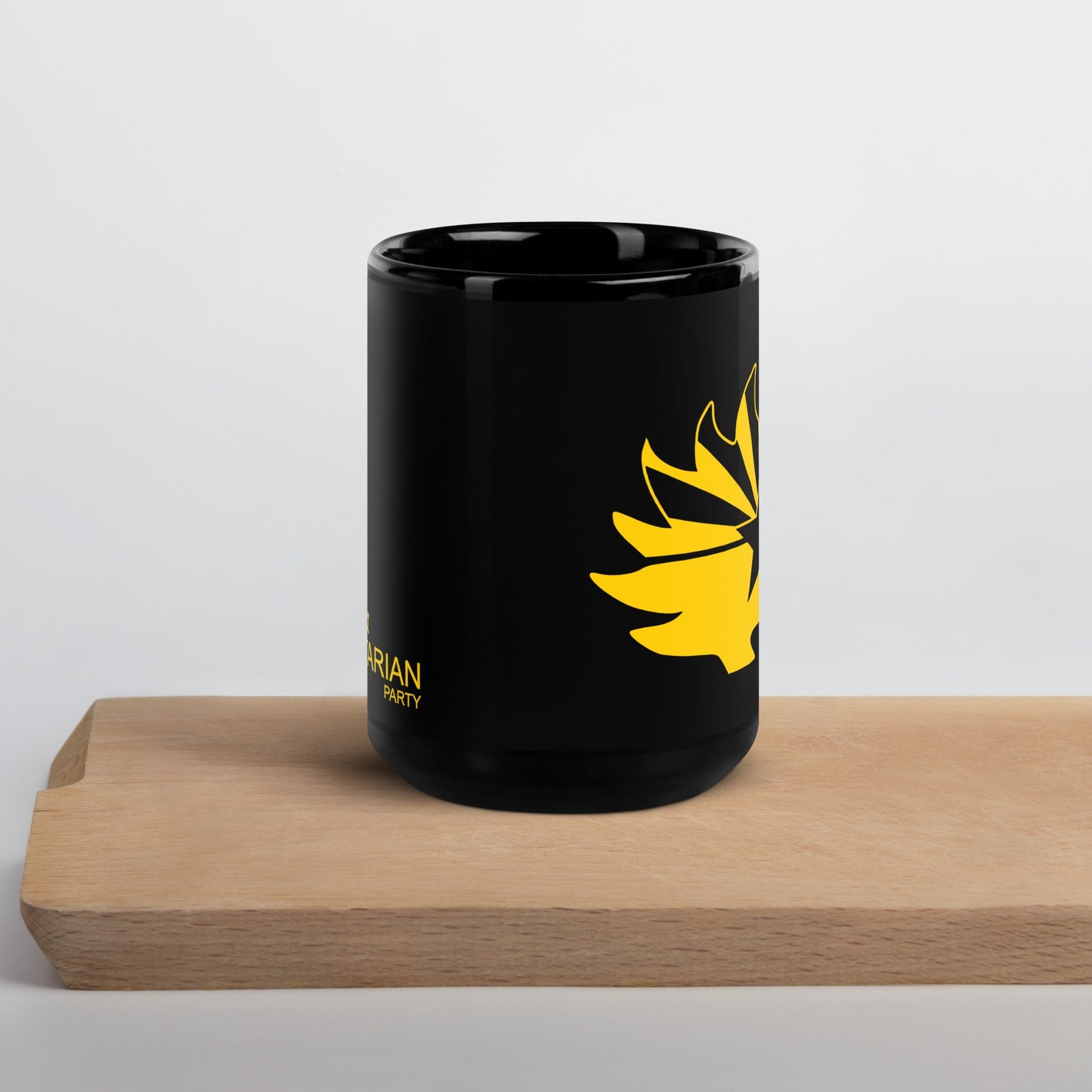 Arizona Libertarian Party Porcupine Black Glossy Mug