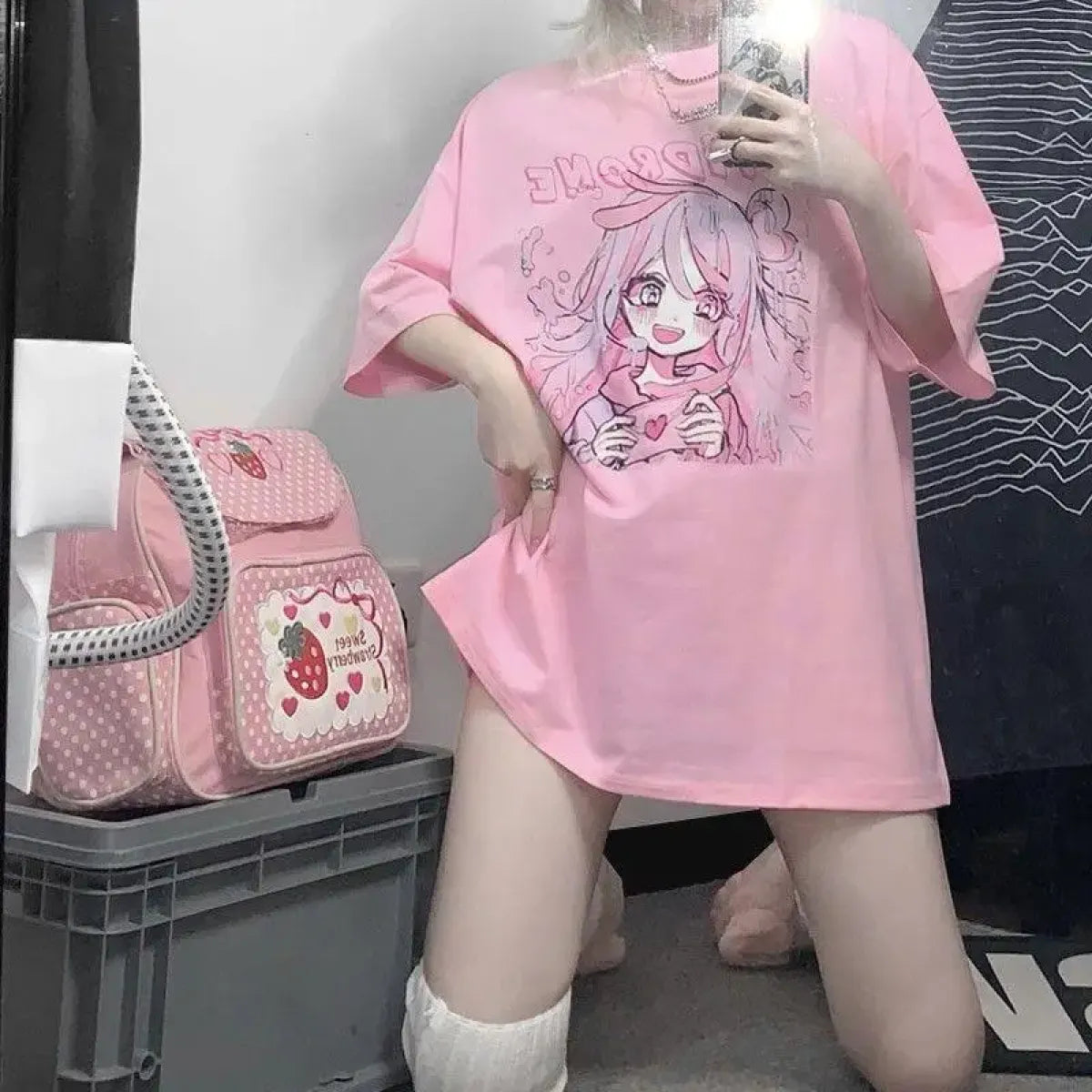 Candy Blush Anime Tee β Sweetheart Manga T-Shirt