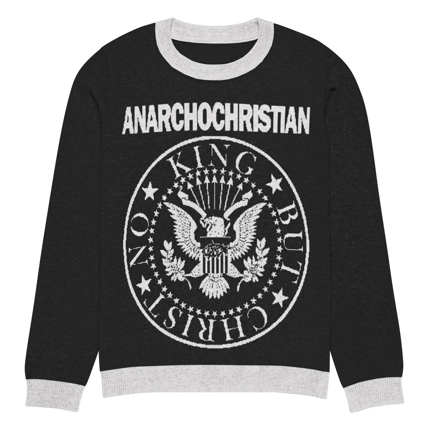 Anarchochristian Seal Knitted sweater