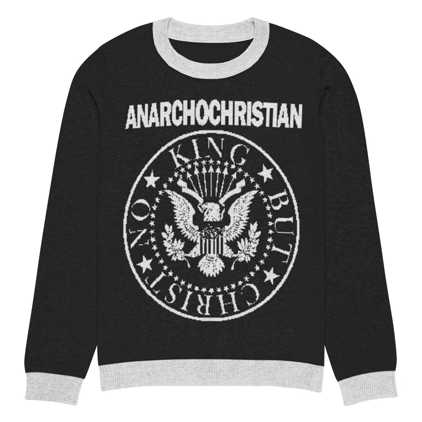 Anarchochristian Seal Knitted sweater
