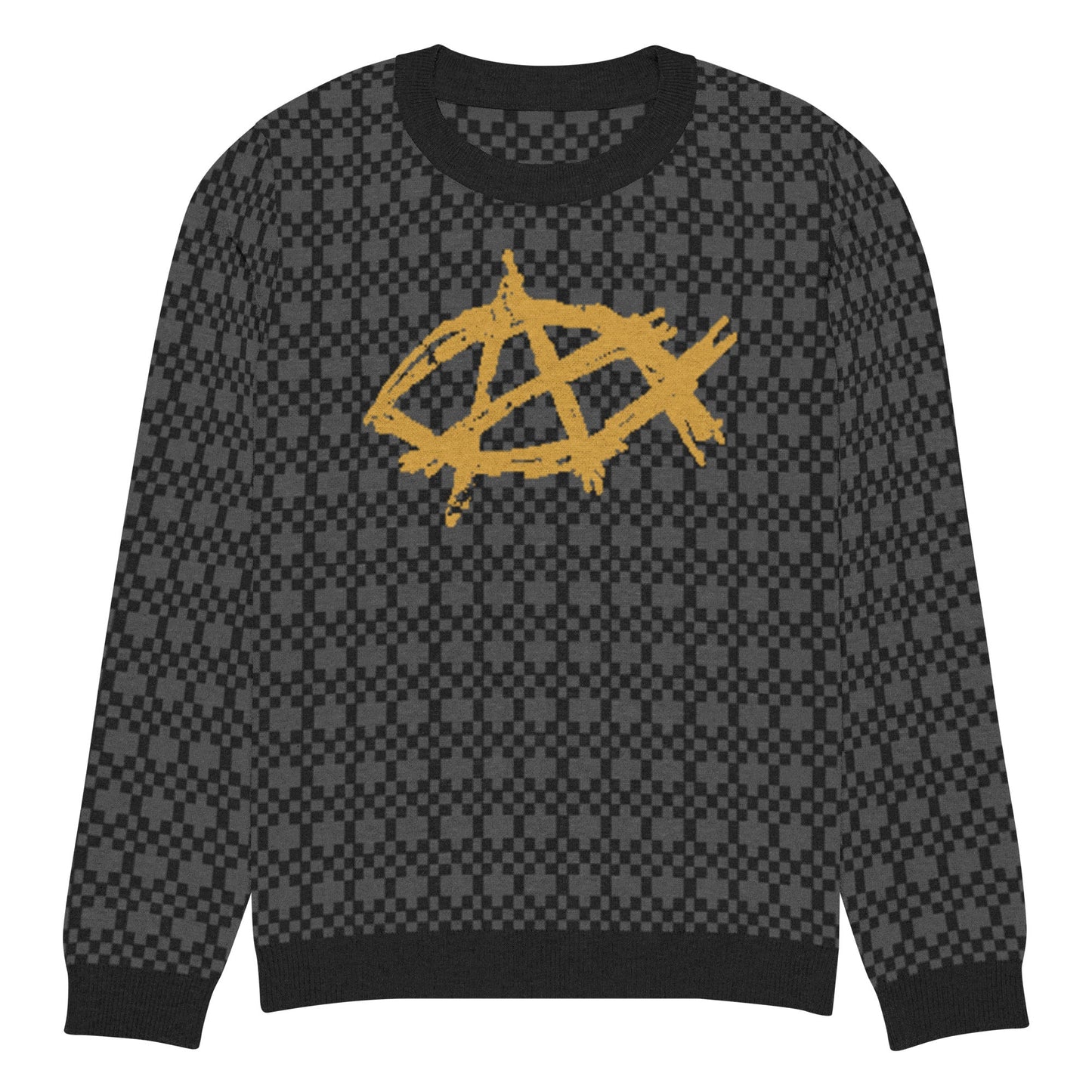 AnarchoChristian Knitted crew neck sweater