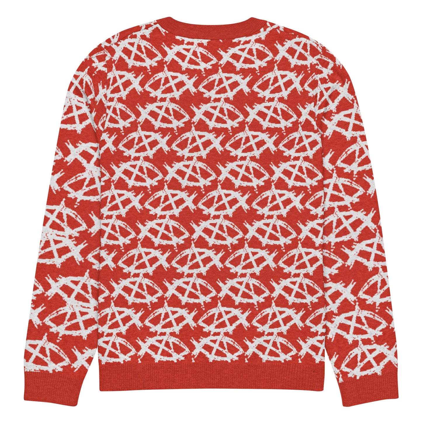 Anarchochristian Knitted crew neck ugly christmas sweater