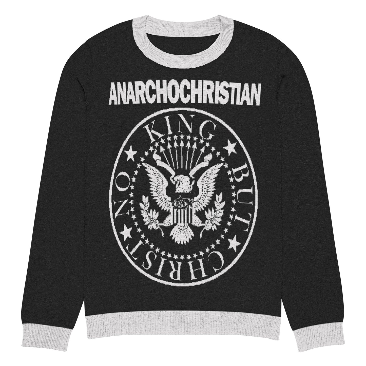 Anarchochristian Seal Knitted sweater