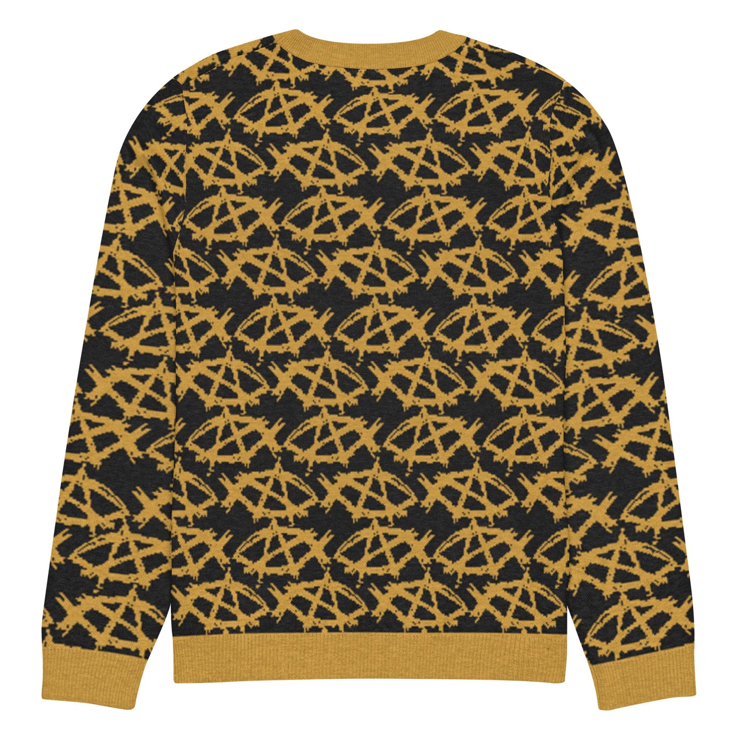 AnarchoChristian Knitted crew neck Ugly Christmas sweater