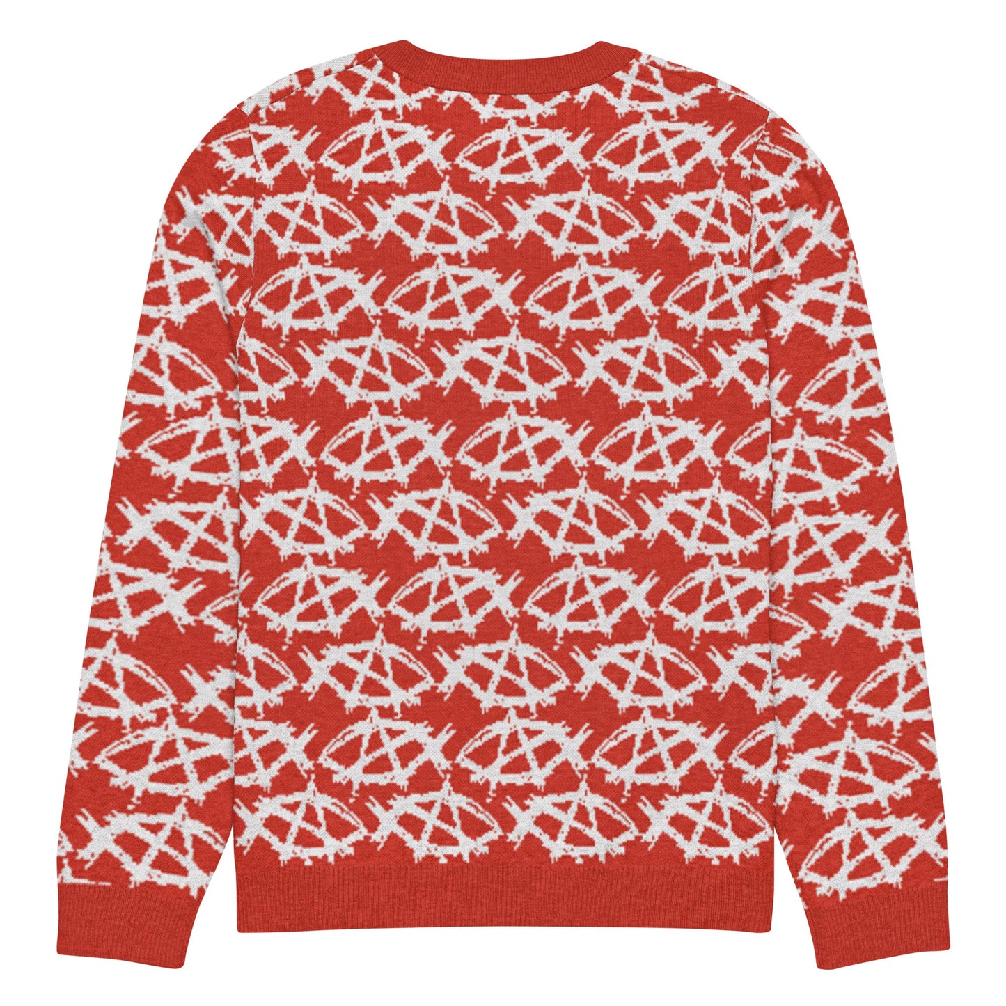 Anarchochristian Knitted crew neck ugly christmas sweater