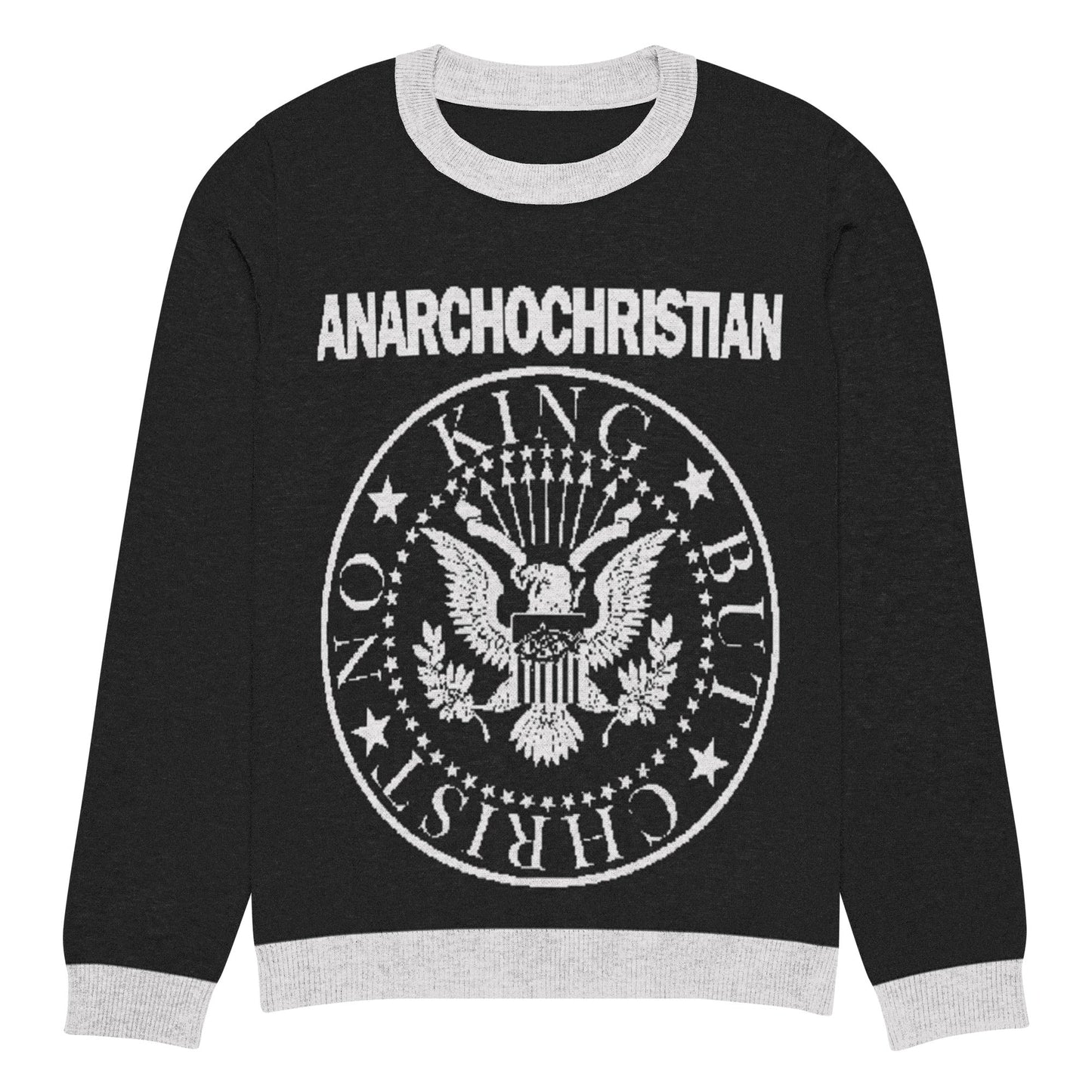 Anarchochristian Seal Knitted sweater