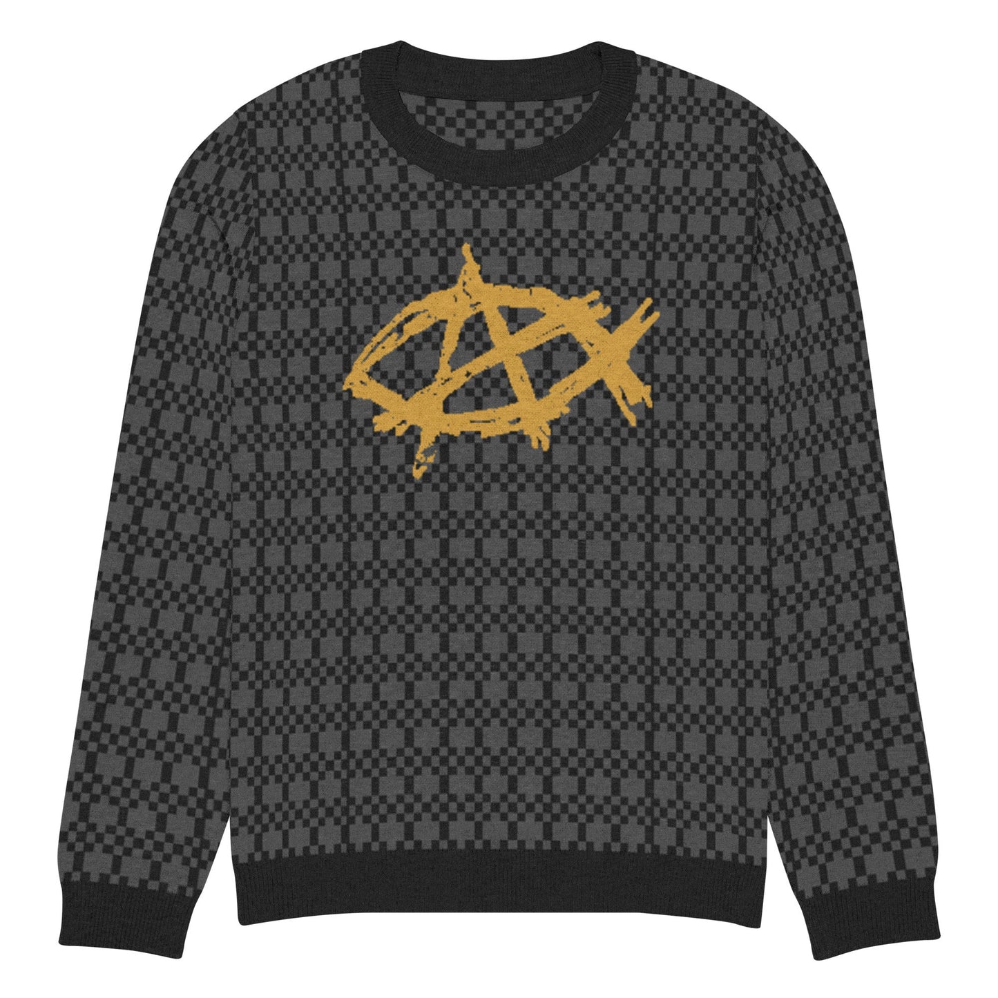 AnarchoChristian Knitted crew neck sweater