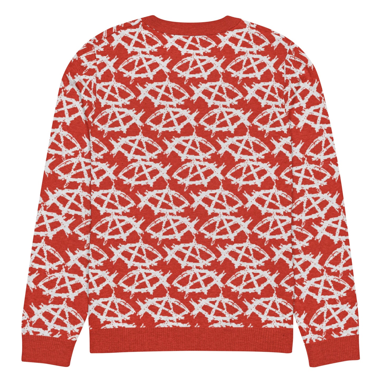Anarchochristian Knitted crew neck ugly christmas sweater