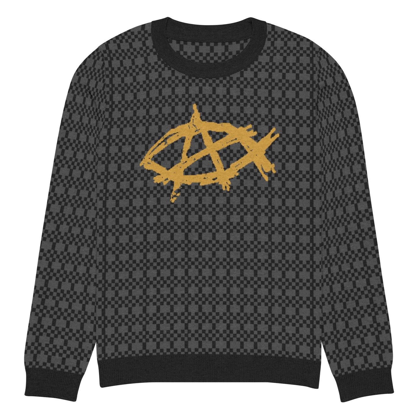 AnarchoChristian Knitted crew neck sweater