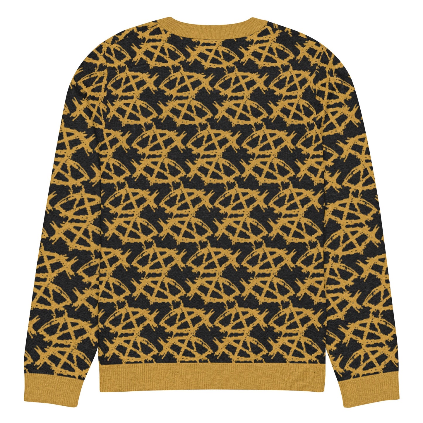 AnarchoChristian Knitted crew neck Ugly Christmas sweater