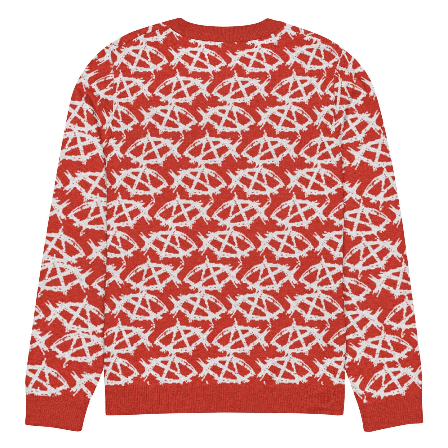 Anarchochristian Knitted crew neck ugly christmas sweater