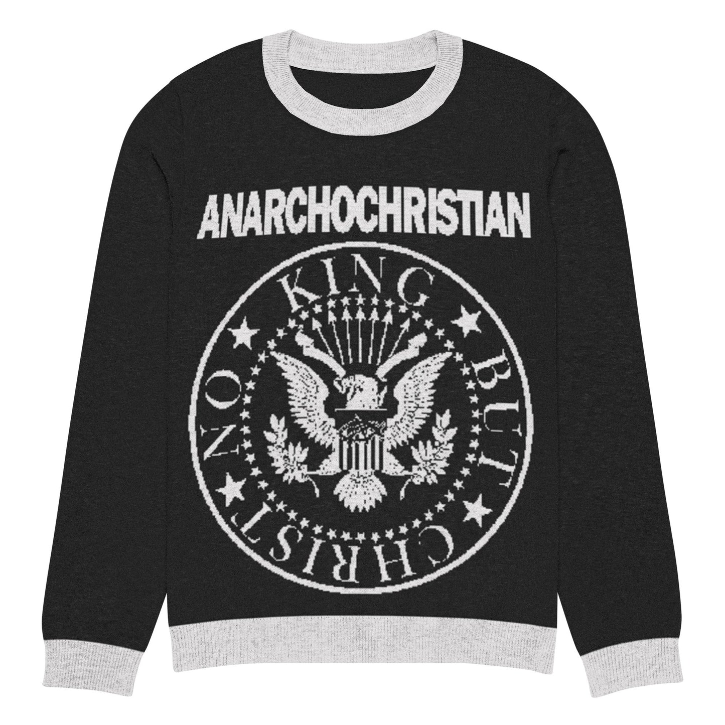 Anarchochristian Seal Knitted sweater