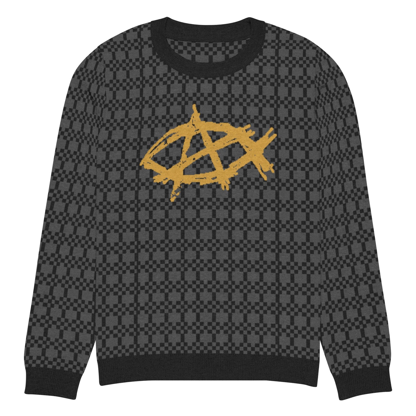 AnarchoChristian Knitted crew neck sweater