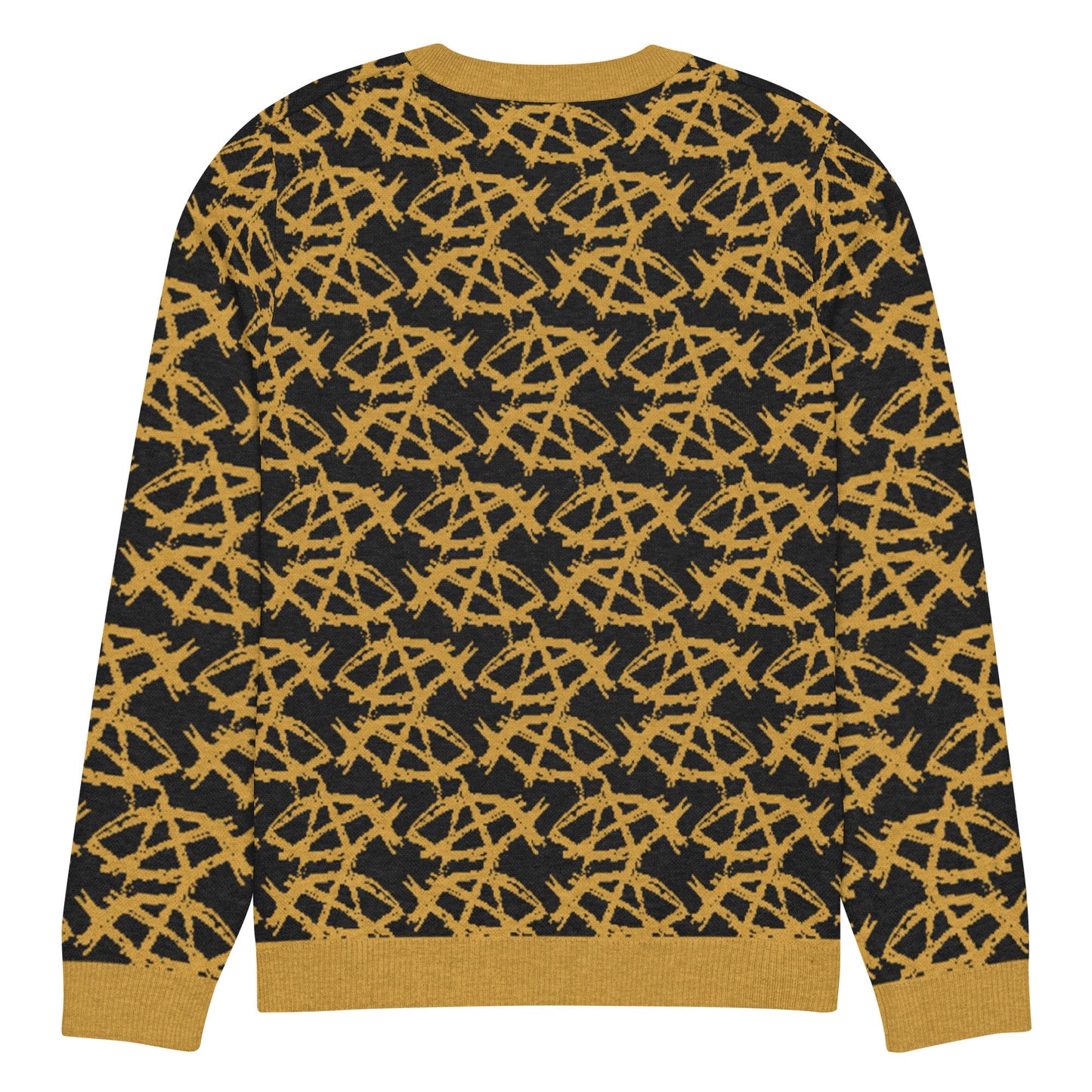 AnarchoChristian Knitted crew neck Ugly Christmas sweater