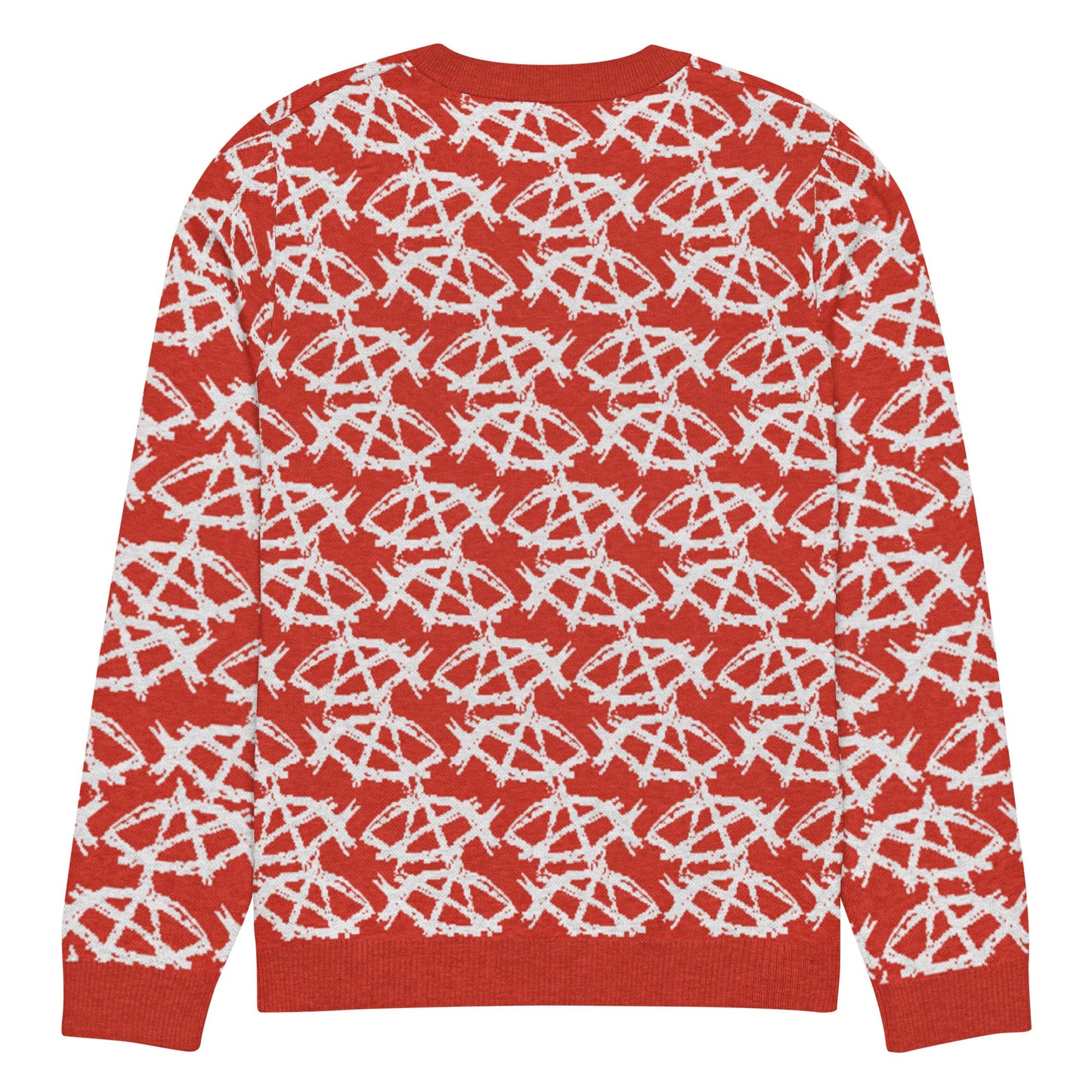 Anarchochristian Knitted crew neck ugly christmas sweater