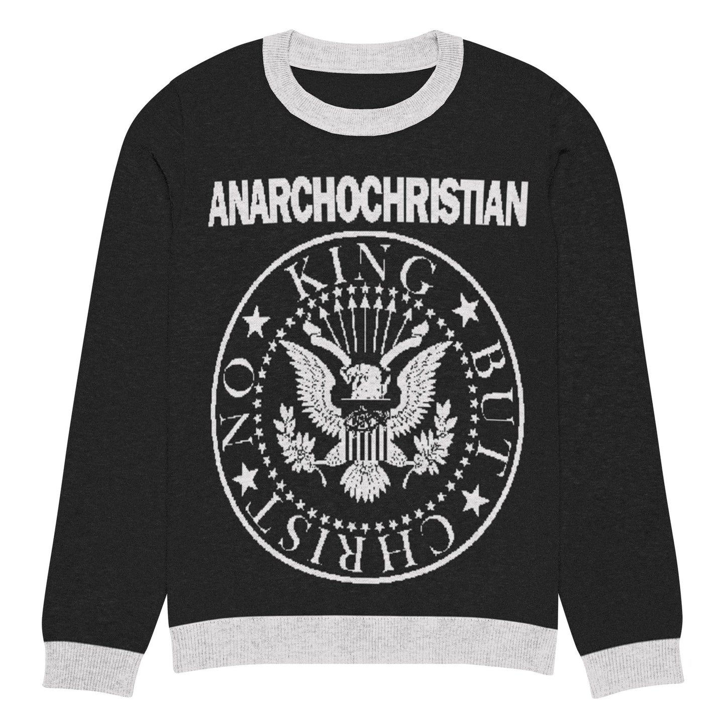 Anarchochristian Seal Knitted sweater