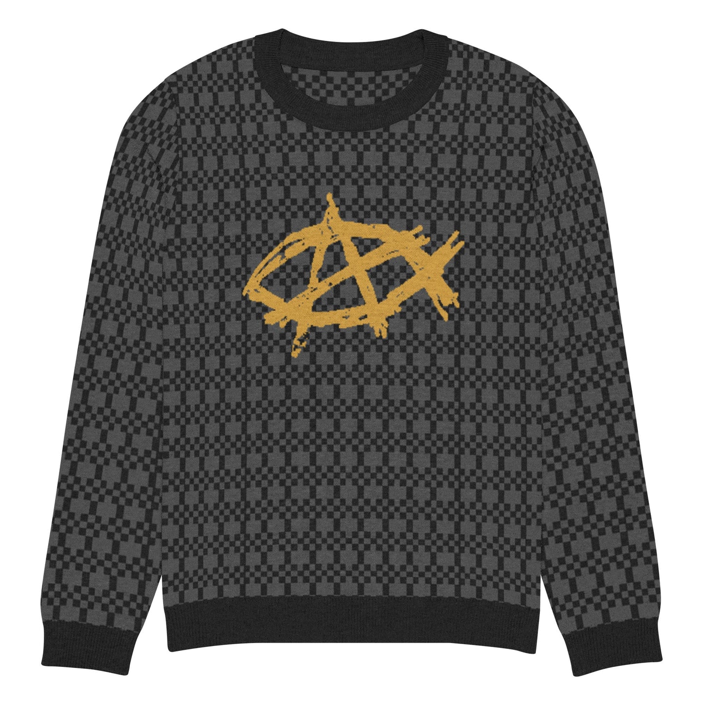 AnarchoChristian Knitted crew neck sweater