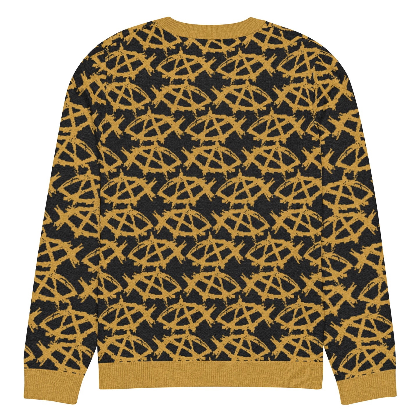 AnarchoChristian Knitted crew neck Ugly Christmas sweater
