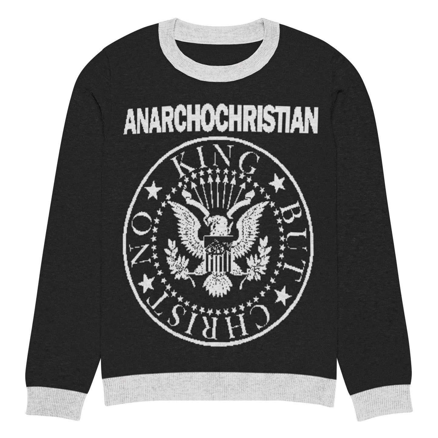 Anarchochristian Seal Knitted sweater