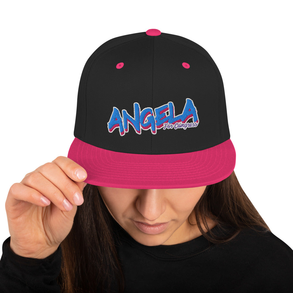 Angela For Congress Snapback Hat